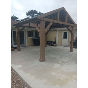 Pergola build in Loleta, Ca