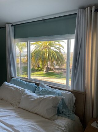 window blind install before