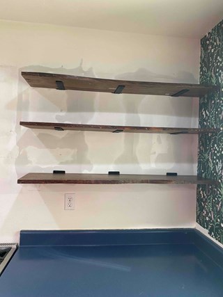 Floating Shelves After