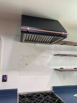 Range Hood Install After