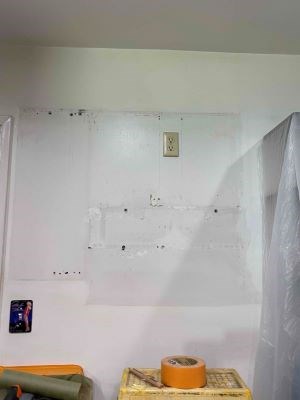 Range Hood Install Before
