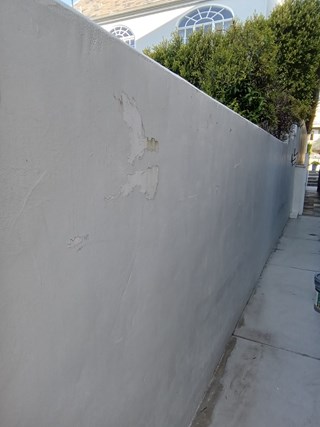 drywall repair before