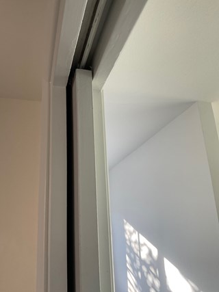Before broken pocket door