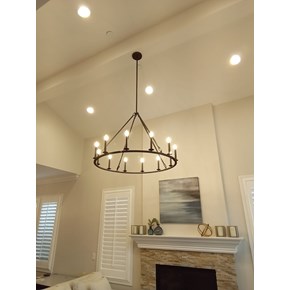Chandelier Installation