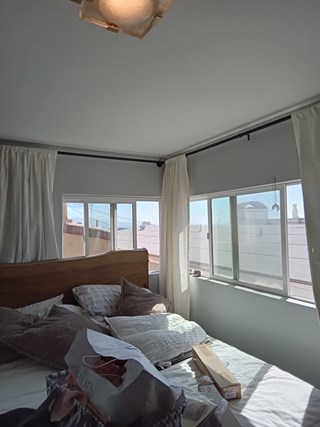 After curtain rod installation