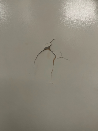 drywall repair before