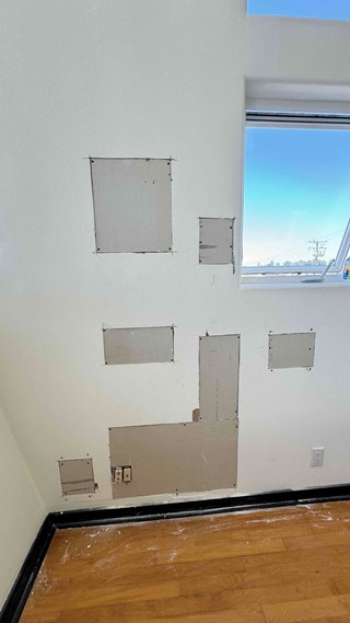 Install drywall before