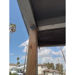 Installed new support beam