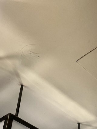 Ceiling Sand and Paint Before  in Denver