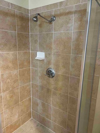 Grab bars and shower head  Installation  Before  in Denver