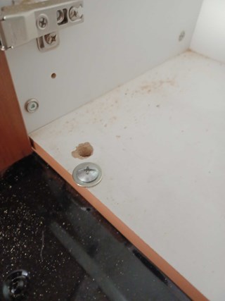 Microwave Installation  Before  in Denver