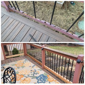 Deck railling repair