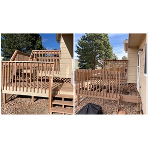 Deck and handrail rebuild