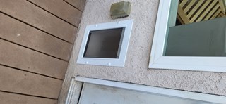 Pet door, doggy door install