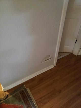 Drywall Repair Ace Handyman Services Denver Before