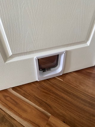 Cat Door Install After - Ace Handyman Services Denver