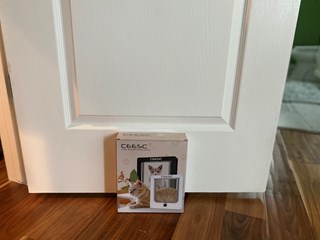 Cat Door Install Before - Ace Handyman Services Denver