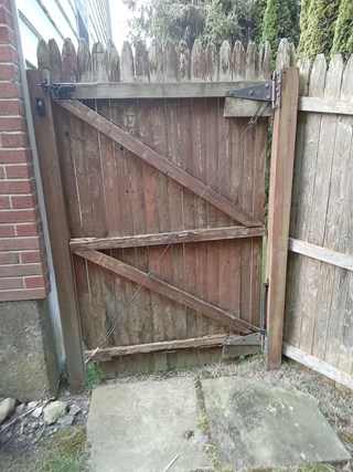 Wooden Gate Door Replacement