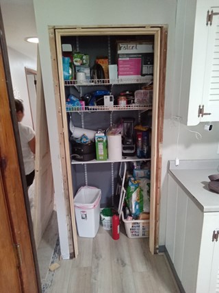 Pantry Door Installation