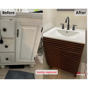 Replace  Vanity in West Haven Connecticut 