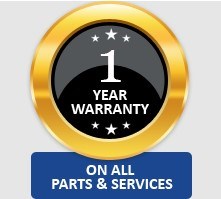 One Year Warranty On Parts and Labor