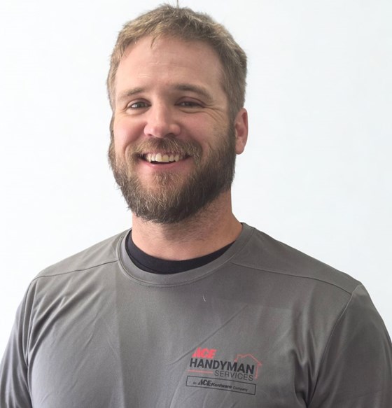 JT O., professional handyman with Ace Handyman Services serving Rehoboth Beach and lower Delaware, specializing in carpentry, remodeling, flooring, door installation, and home maintenance.