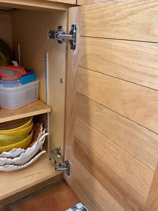 Cabinet Hinge Installation