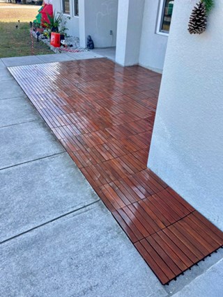 Porch Floor Installation