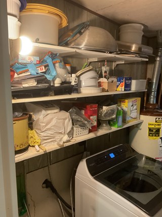 Upgraded shelving