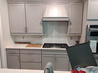 Mosaic Backsplash Before
