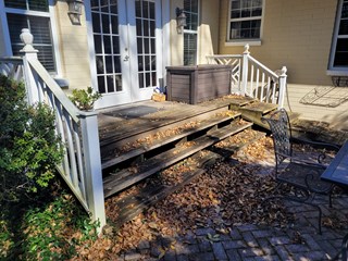 Ace Handyman Services Jax Beach Deck Replacement Before Woodmere Dr, Jacksonville FL