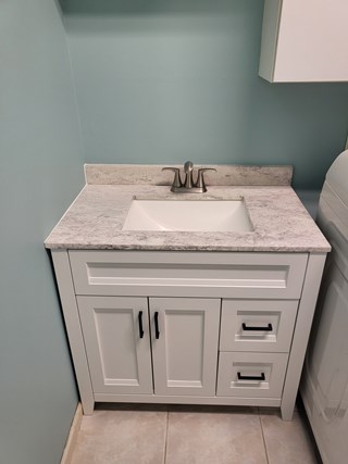 Ace Handyman Services Jax Beach Drywall Repair, Tile Repair, Vanity Install After Fernandina Beach 