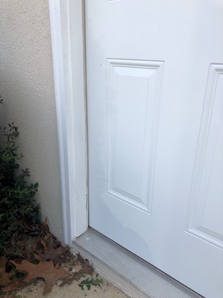 Wood Rot Repair Exterior Door Jamb After Ace Handyman Services Jax Beach Jacksonville FL