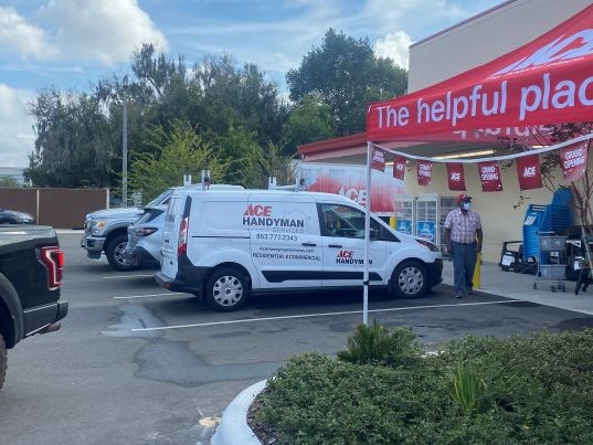 Ace Handyman Services Lakeland Trucks at Ace Store
