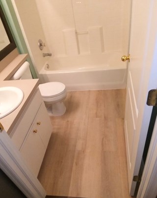 Bathroom Flooring Installation Lakeland, FL Before