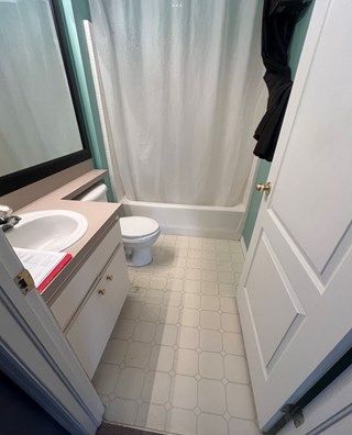 Bathroom Flooring Installation Lakeland, FL Before