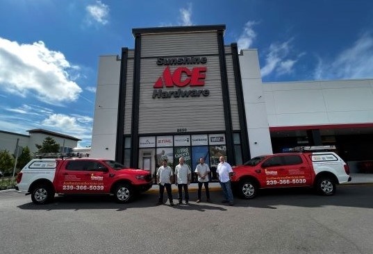 Ace Handyman Services Founders Square Team outside Ace Store