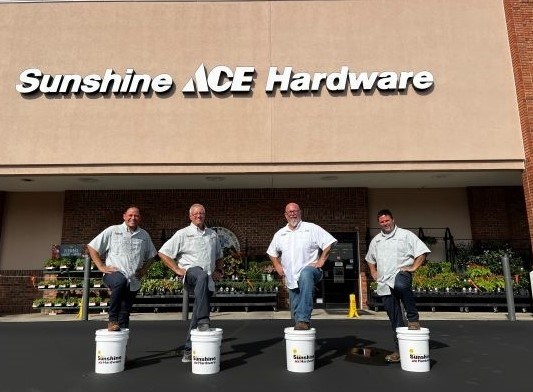 Ace Handyman Services Naples team outside Ace store