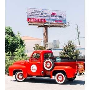 Our Vnintage Ace Handyman Truck