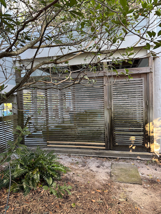 Before: Gate and Fence Pressure Wash