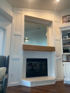 Fireplace project after