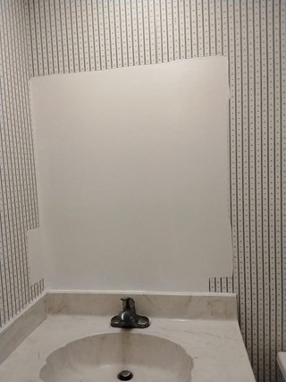 Ace Handyman Services bathroom cabinet removal Project in Port St. Lucie, FL