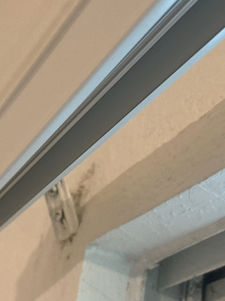 Ace Handyman Services blinds reinforcing before photo in Port St. Lucie, FL