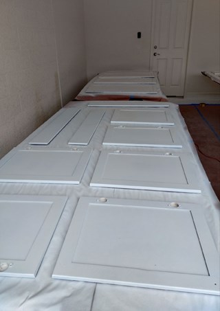 Ace Handyman Services kitchen cabinet spraying Project in Port St. Lucie, FL