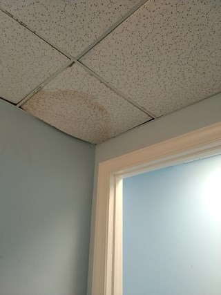 Ace Handyman Services ceiling tile replacement before photo in Port St. Lucie, FL