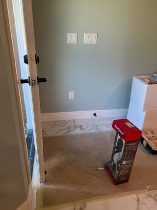 Ace Handyman Services door knob replacement before photo in Port St. Lucie, FL