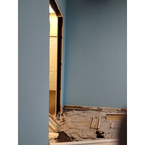 Ace Handyman Services office drywall partition demo Project in Port St. Lucie, FL