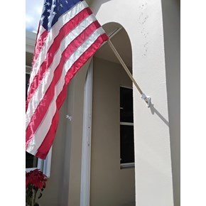 Ace Handyman Services flag pole installation in Port St. Lucie, FL