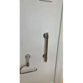 Ace Handyman Services bathroom door grab bar installation Project in Port St. Lucie, FL