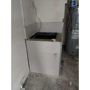 Ace Handyman Services drywall on air handler stand Project in Port St. Lucie, FL